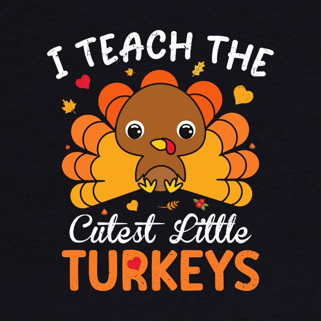 I teach the cutest little turkeys for teacher thanksgiving by MetalHoneyDesigns